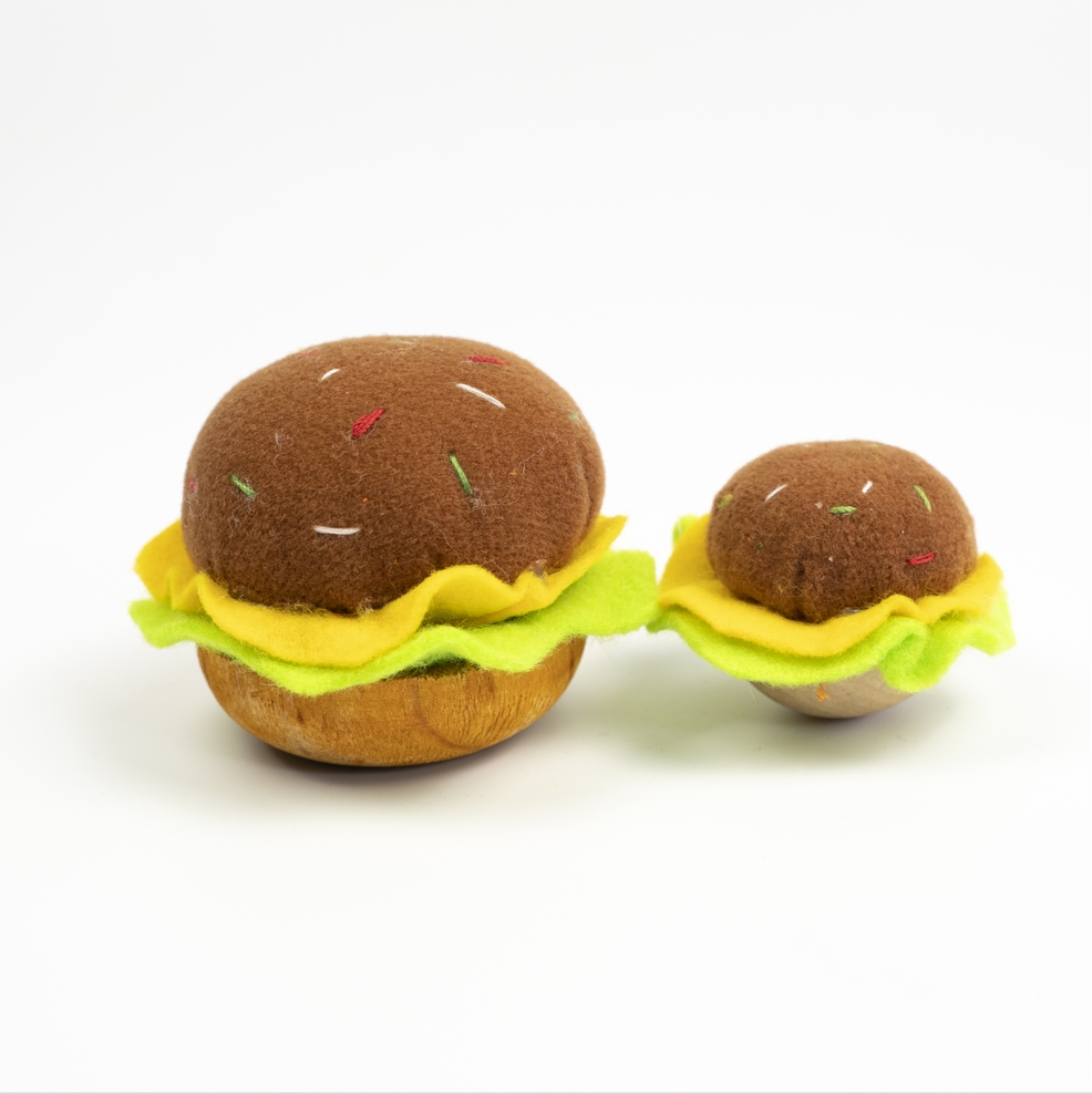 Hamburger Wobble Cat Toys