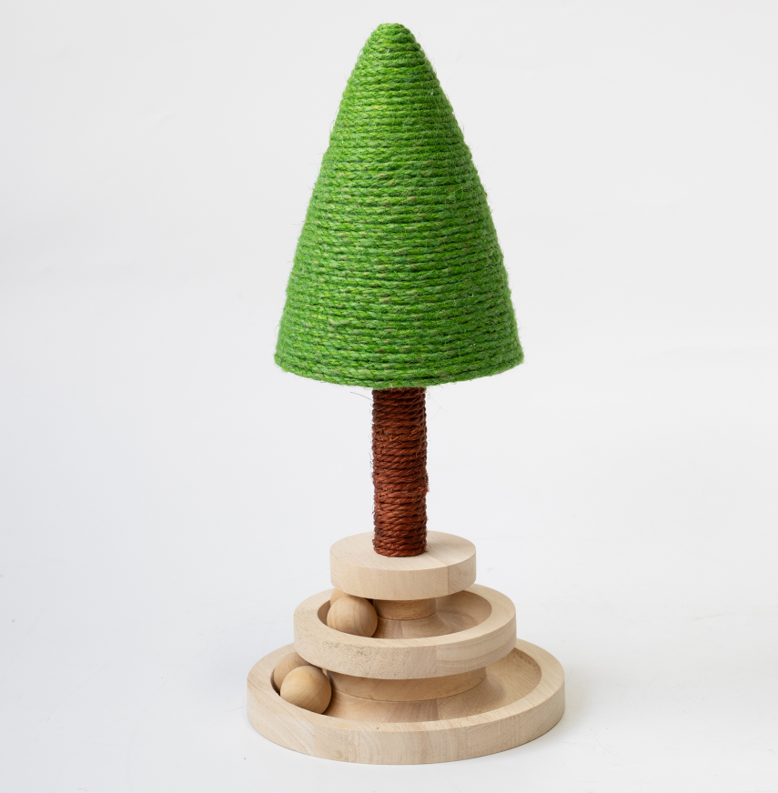 Christmas Tree Cat Scratching Post