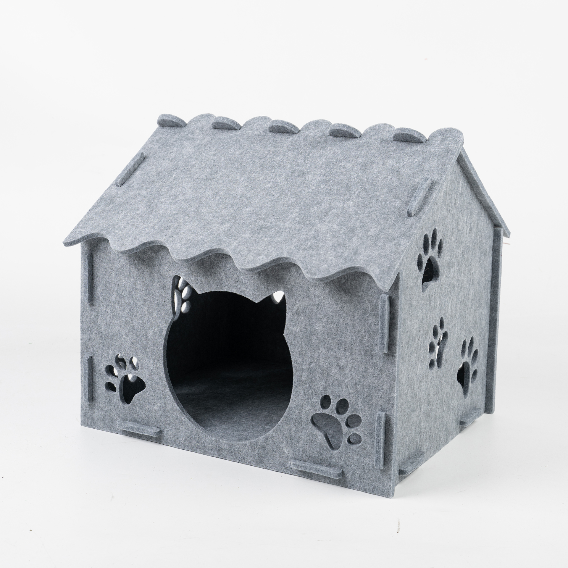 Felt cloth house shape cat nest Felt cloth house shape cat nest