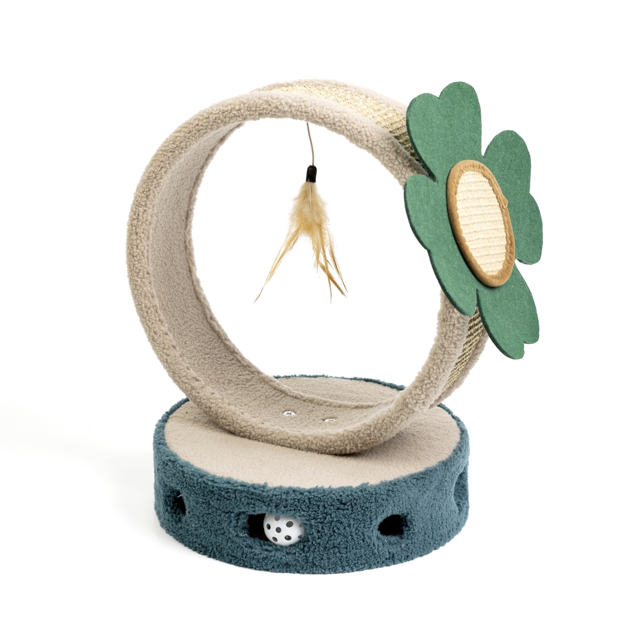 Spring Circus Cat Scratcher with Playbox Spring Circus Cat Scratcher with Playbox